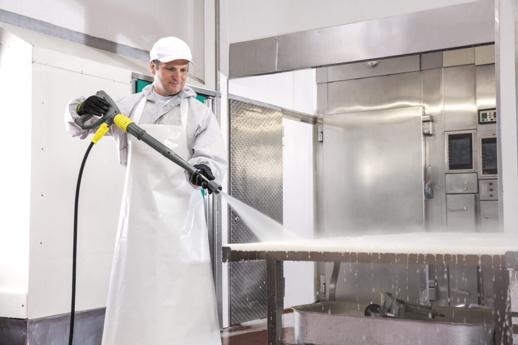 High-Pressure Steam Cleaning